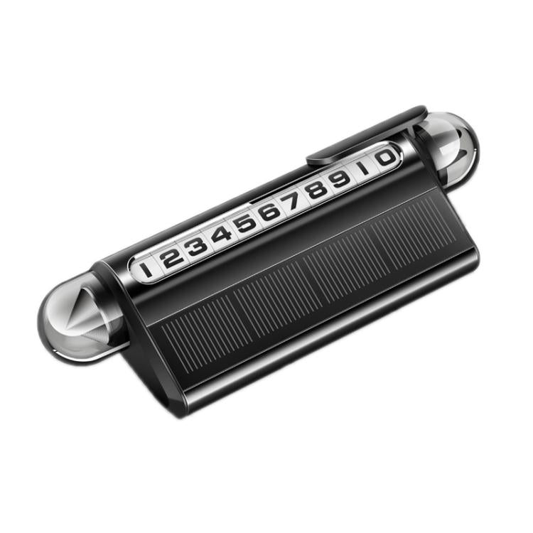 Solar Charging LED Light Temporary Parking Sign Safety Hammer