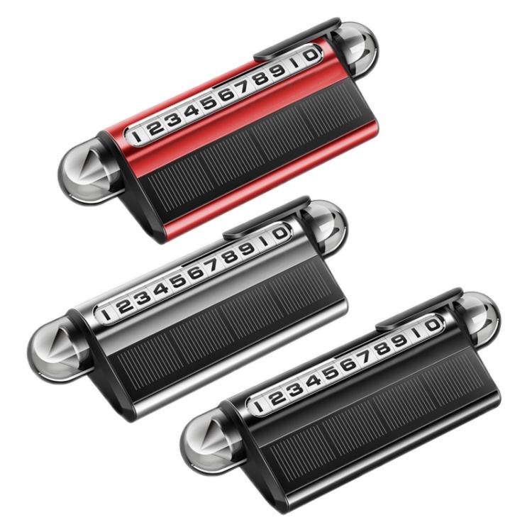 Solar Charging LED Light Temporary Parking Sign Safety Hammer