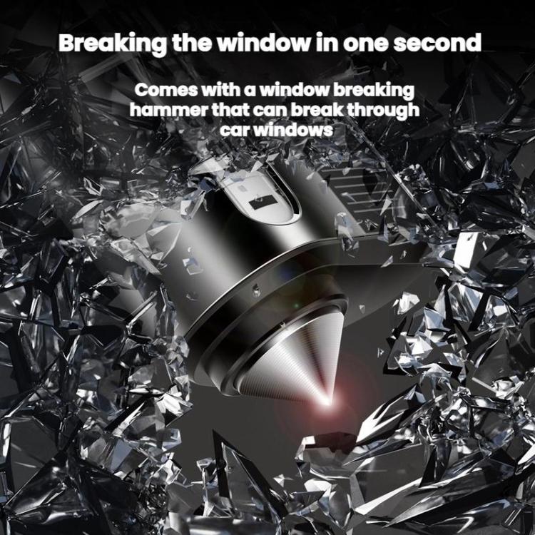 Solar Charging LED Light Temporary Parking Sign Safety Hammer