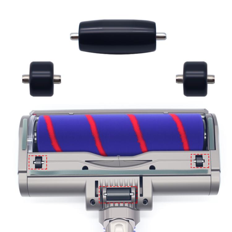 Rollers Shaft Wheels Kit For Dyson V15/V11/V10/V8/V7/G5/V6/DC58 Direct-Drive Head Soft Roller Brush