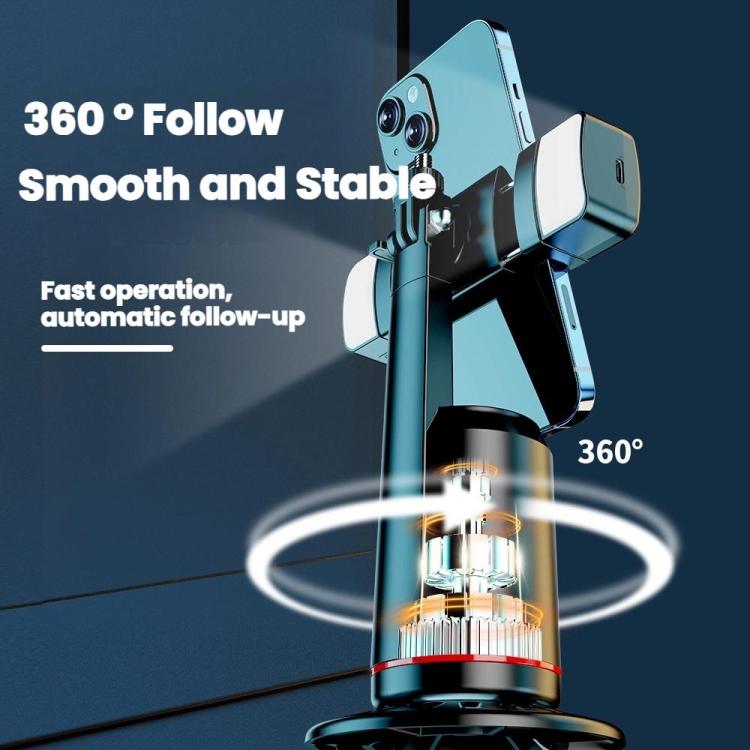 Smart AI Face Recognition Panoramic Tracking Anti-Shake Mobile Phone Gimbal