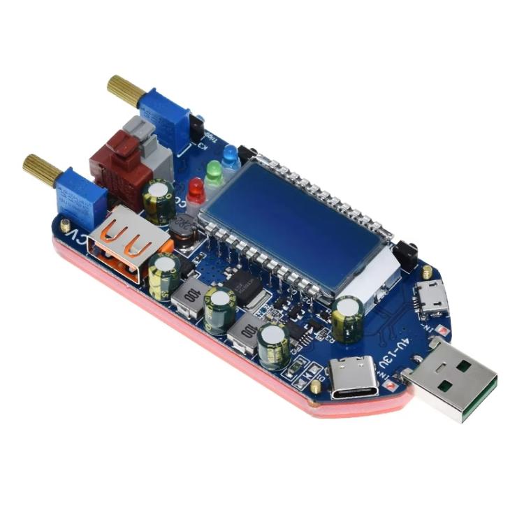 USB 15W Adjustable Power Supply Module LCD Display Mobile Boost Cable