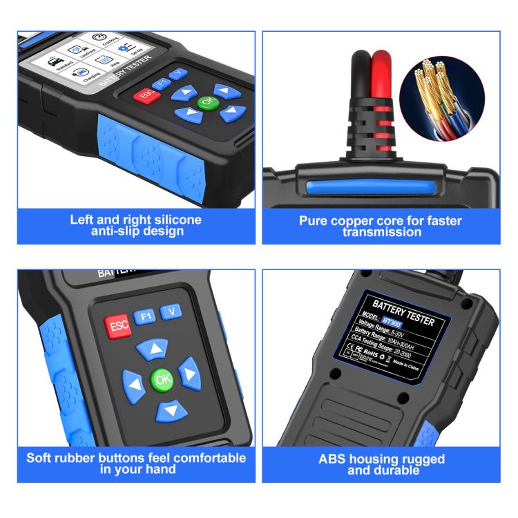 12/24V Multi-Function Car Battery Fault Diagnosis Tester