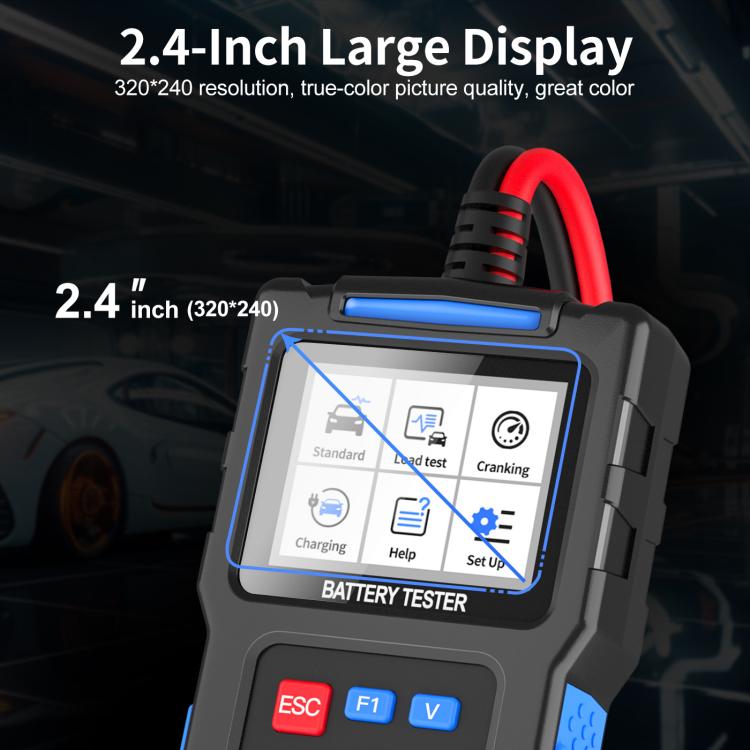 12/24V Multi-Function Car Battery Fault Diagnosis Tester