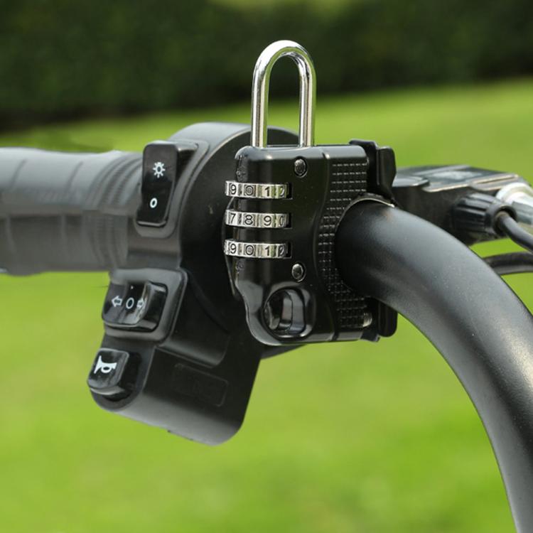 Motorcycle Bicycle Multifunctional Safety Anti-theft Helmet Hook Lock