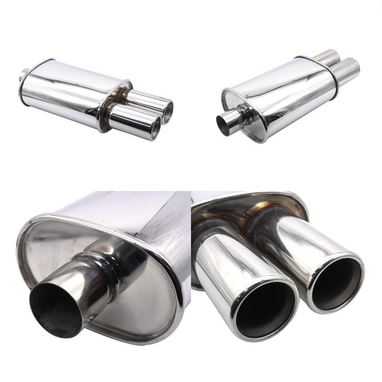 Automobile Exhaust Pipe Stainless Steel Modified Universal Straight-row Tail Drum