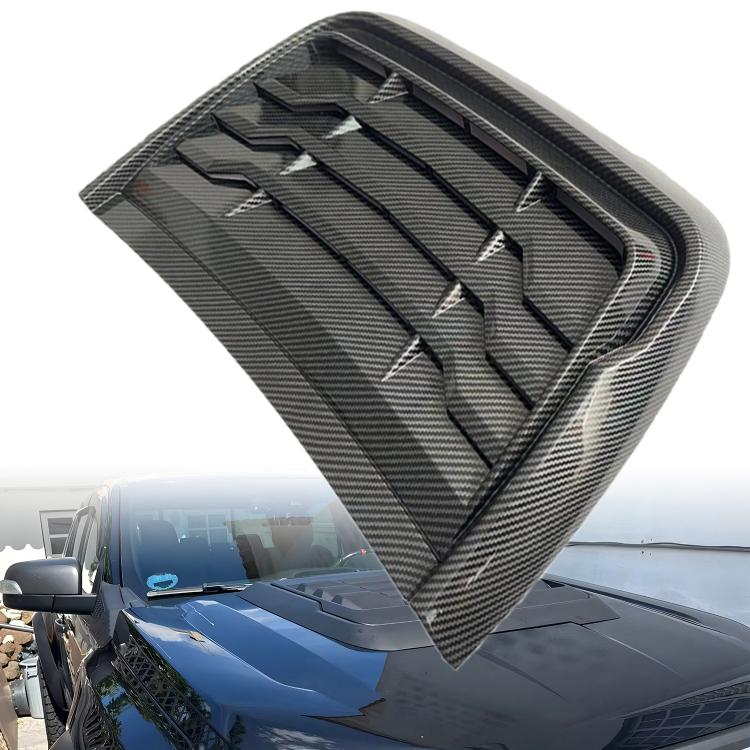 Car Hood Air Intake Cover Deflector For Ford Ranger Raptor 2015-2022, Carbon Pattern