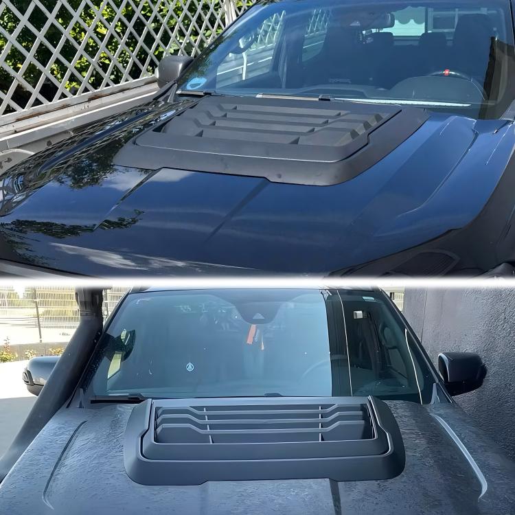 Car Hood Air Intake Cover Deflector For Ford Ranger Raptor 2015-2022, Carbon Pattern