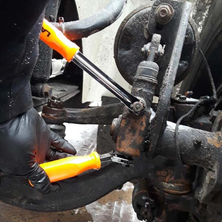 2pcs Automatic Slack Adjuster Release Tool + 5/16 Inch Square Ratchet Wrench For Air Brake System