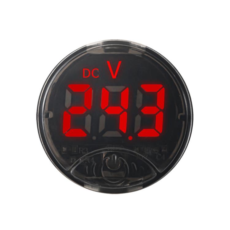 LED Digital Display Circular Voltage Meter