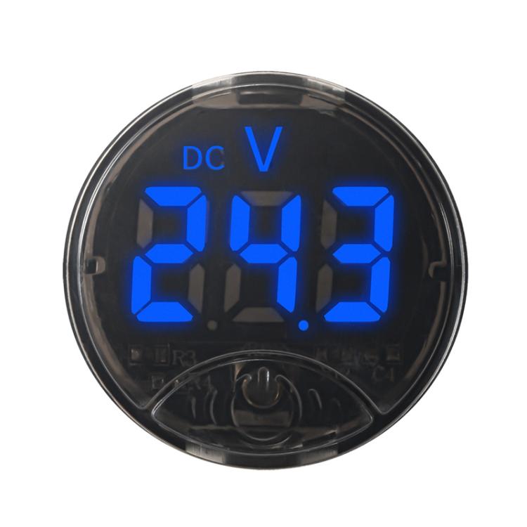 LED Digital Display Circular Voltage Meter