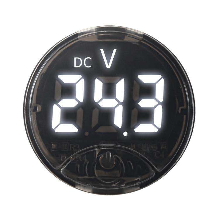 LED Digital Display Circular Voltage Meter