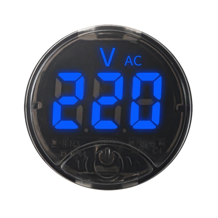 LED Digital Display Circular Voltage Meter