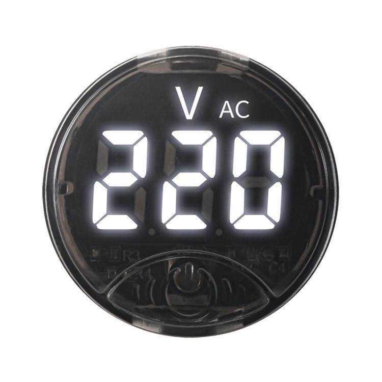 LED Digital Display Circular Voltage Meter