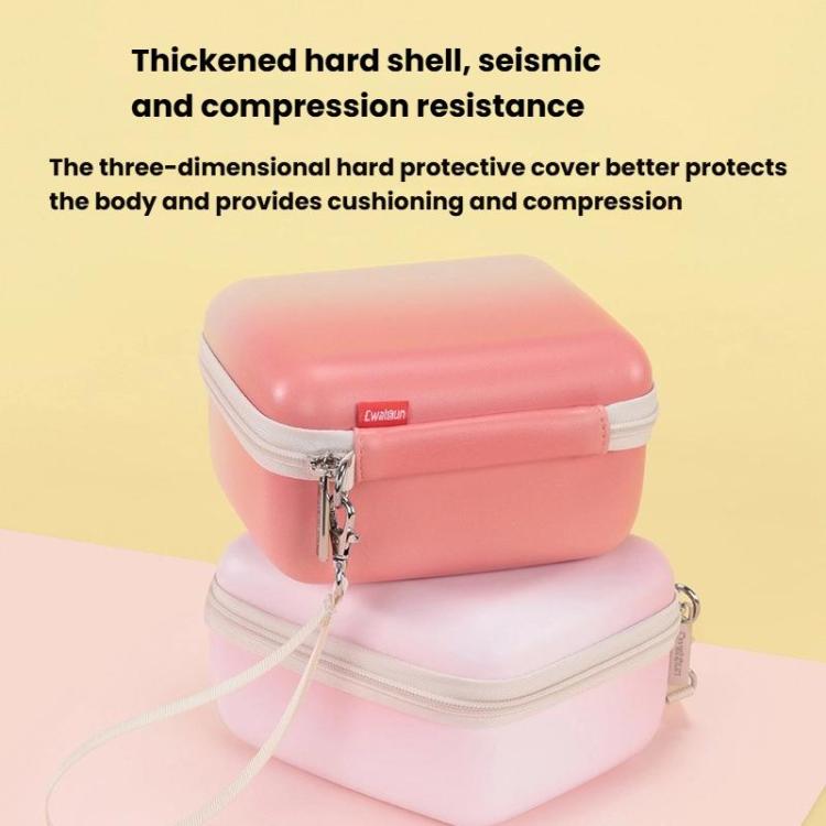 Cwatcun D218 Large Handheld Instant Camera Bag Portable Lightweight CCD Storage Bag