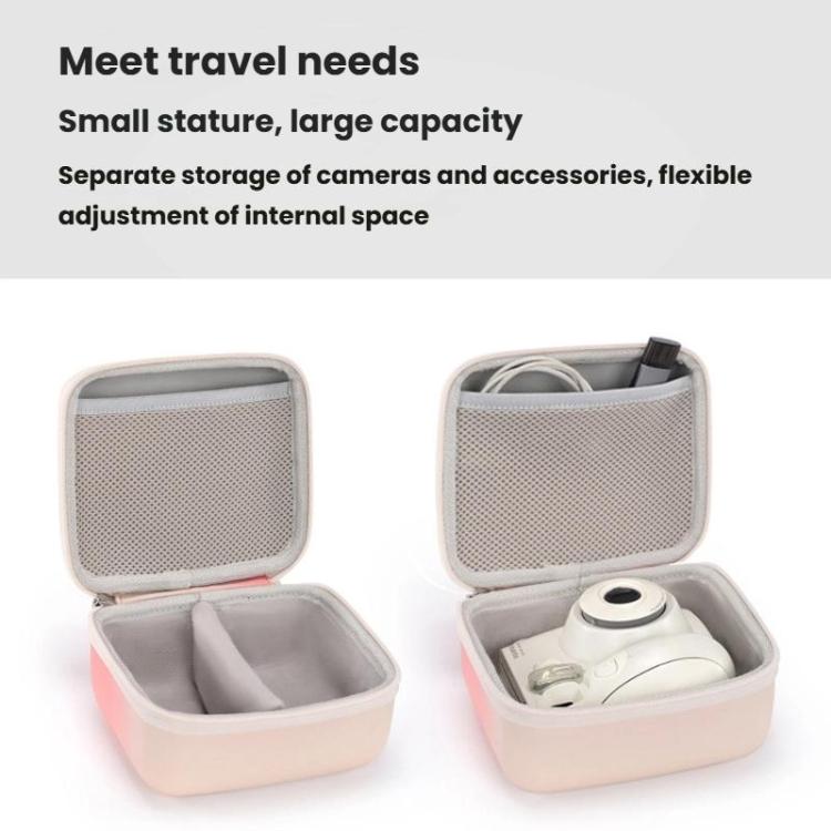 Cwatcun D218 Large Handheld Instant Camera Bag Portable Lightweight CCD Storage Bag