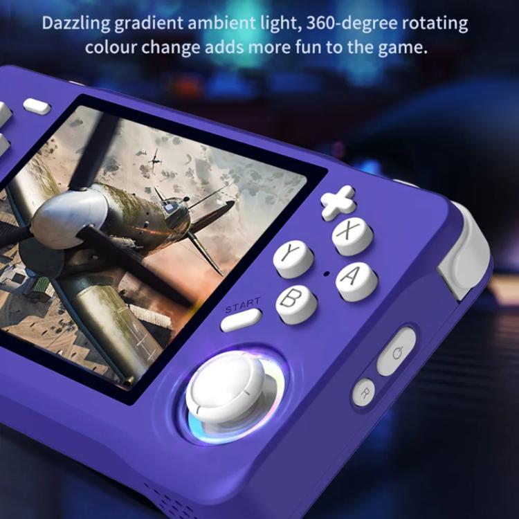 XF35H 3.5-Inch Retro Handheld Game Console With Linux System And RGB Light Pocket Video Game Player