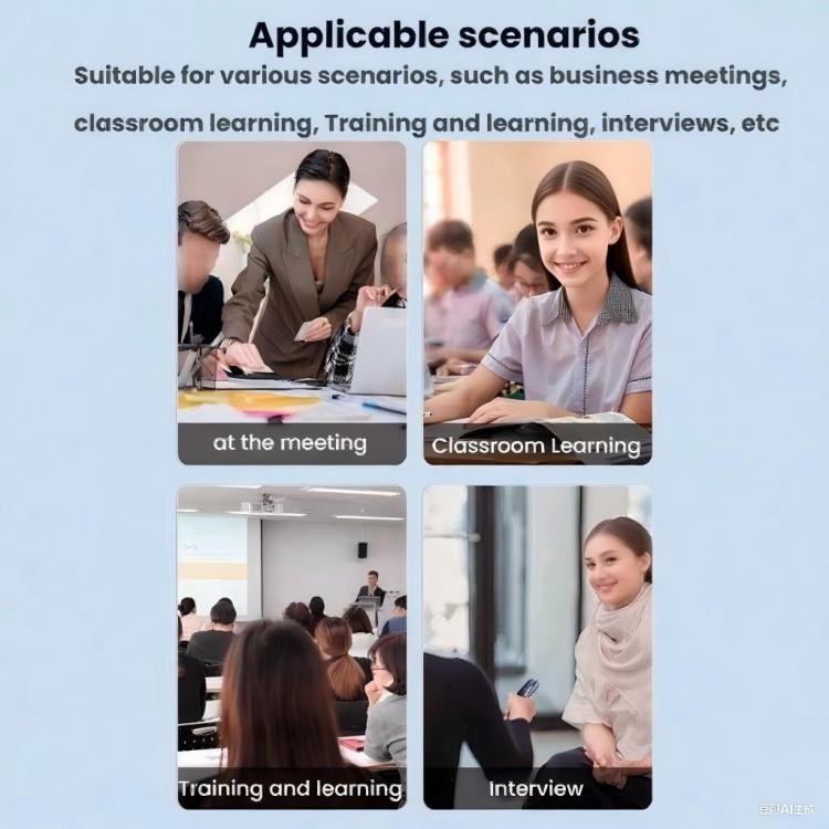 High-Definition Noise Reduction Control Ultra-Long Standby Conference Recorder