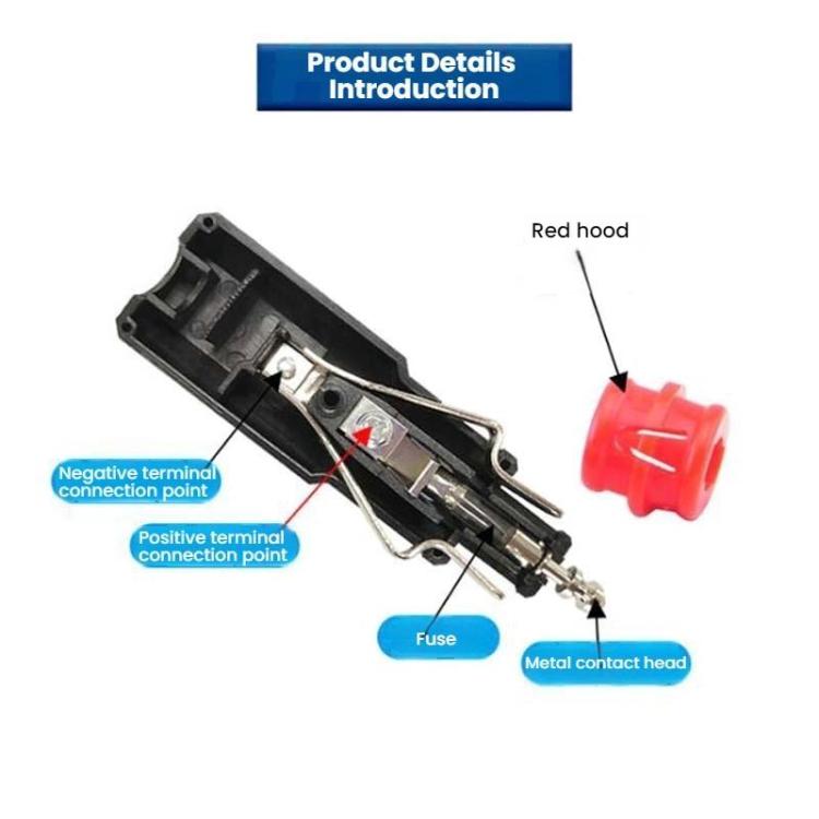 12V-24V No Welding Car Mounted Cigarette Lighter Plug European Cigarette Lighter Plug Car Indent