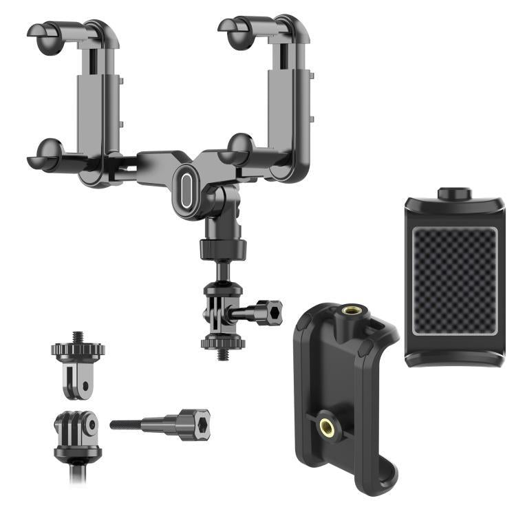 Car Rearview Mirror Bracket Camera Mobile Phone Fixing Base Accessories