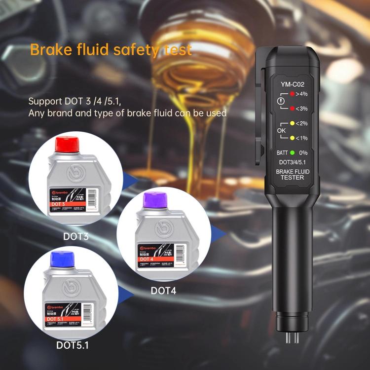Automobile Brake Oil Detection Pen Brake Fluid Moisture Tester