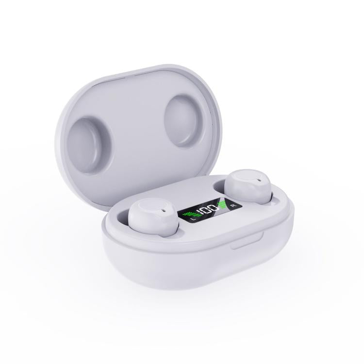 Wireless Invisible Hearing Aid With Digital Display Charging Case & Touch Control