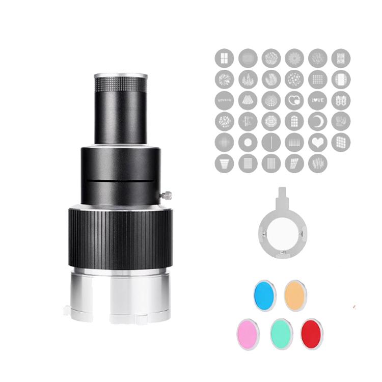 Adjustable Focus DIY Optical Snoot for Bowens Mount Flash Conical Lens Photography Light Modifier