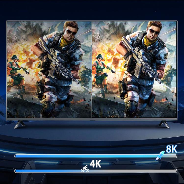 2 In 1 Out HDMI Two-Way Switch 8K 60Hz HD Computer TV Video Splitter