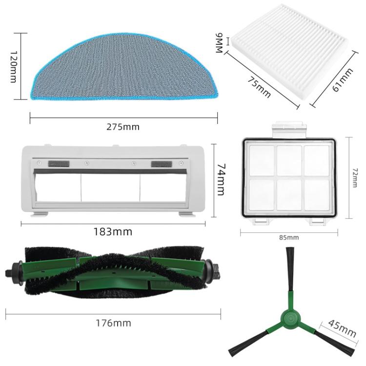 For iRobot Roomba Combo Y0110/Q0120/Y0140/Q011 Robot Vacuum & Mop Replacement Parts