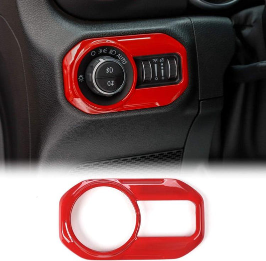 For Jeep Wrangler JL & JLU 2018-2023 Models Light Switch Panel Trim Cover