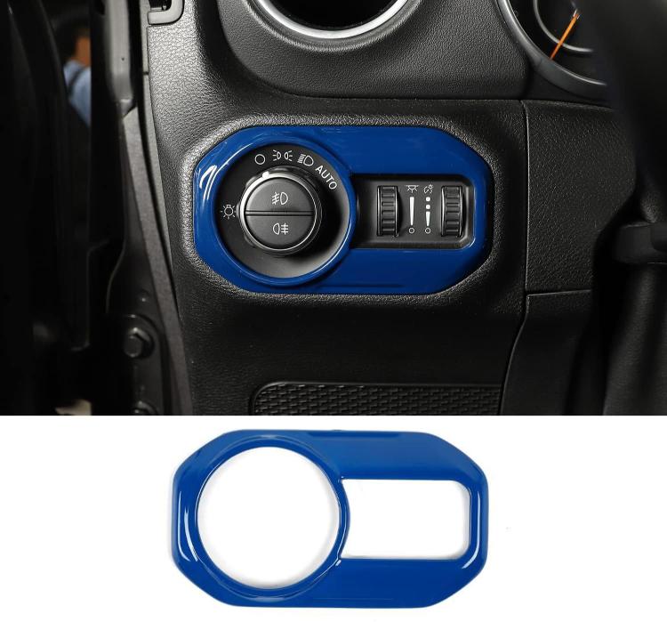 For Jeep Wrangler JL & JLU 2018-2023 Models Light Switch Panel Trim Cover