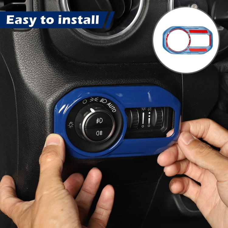 For Jeep Wrangler JL & JLU 2018-2023 Models Light Switch Panel Trim Cover