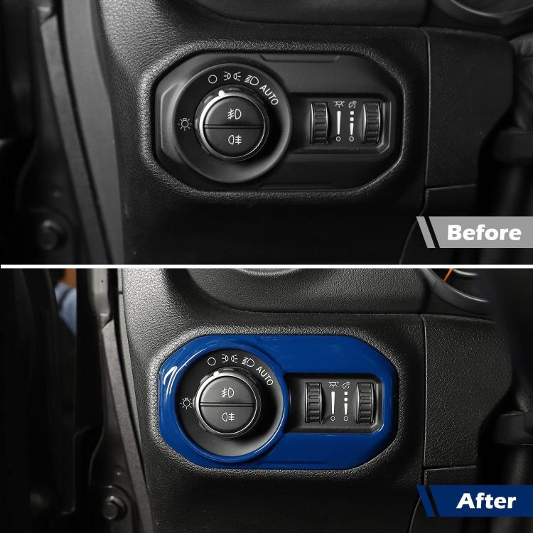 For Jeep Wrangler JL & JLU 2018-2023 Models Light Switch Panel Trim Cover