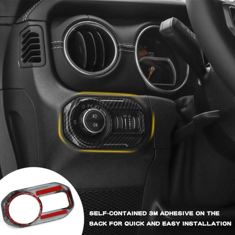 For Jeep Wrangler JL & JLU 2018-2023 Models Light Switch Panel Trim Cover