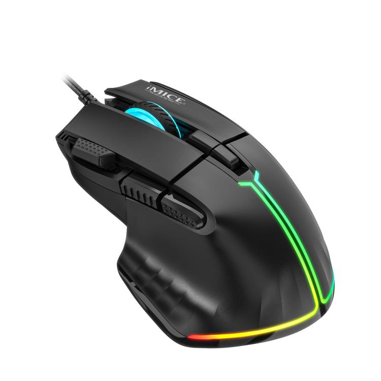 IMICE T50 8 Keys 12800DPI Wired Gaming Mouse With Adjustable DPI And RGB Lighting