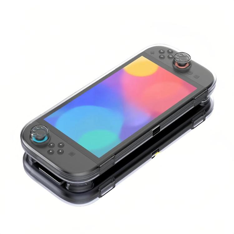 For Nintendo Switch 2 Console Crystal Storage Case Organizer Anti-Scratch Travel Box With 14 Game Card Slots