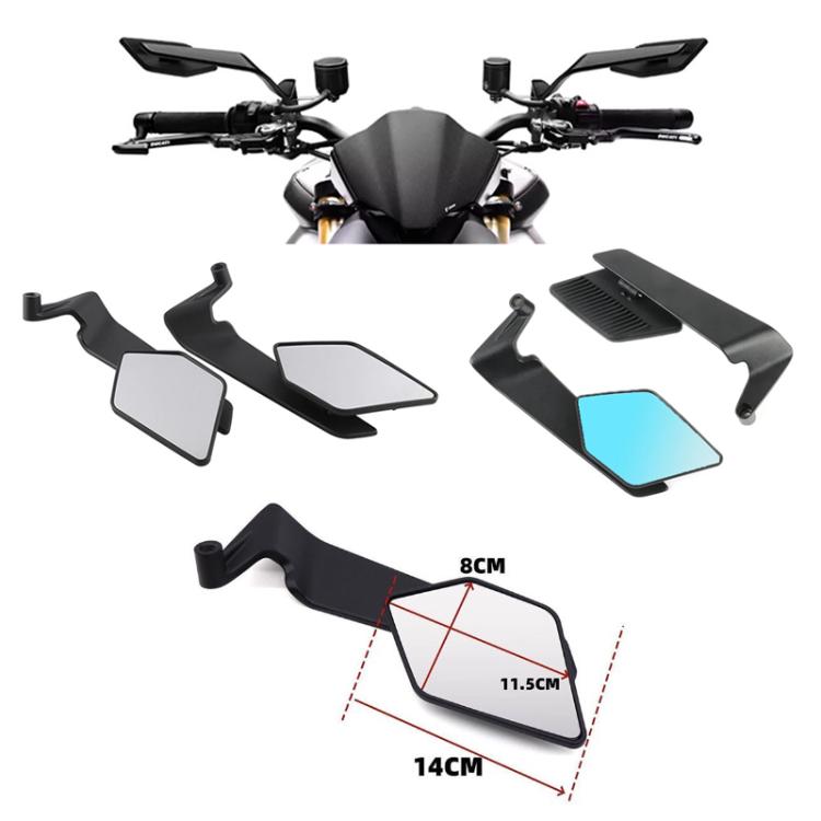 Motorcycle Universal Aluminum Alloy Wind Wing Rearview Mirror