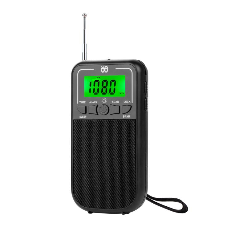 Portable FM/AM/SW Multi-Band High-Sensitivity Clock-Controlled Radio Player