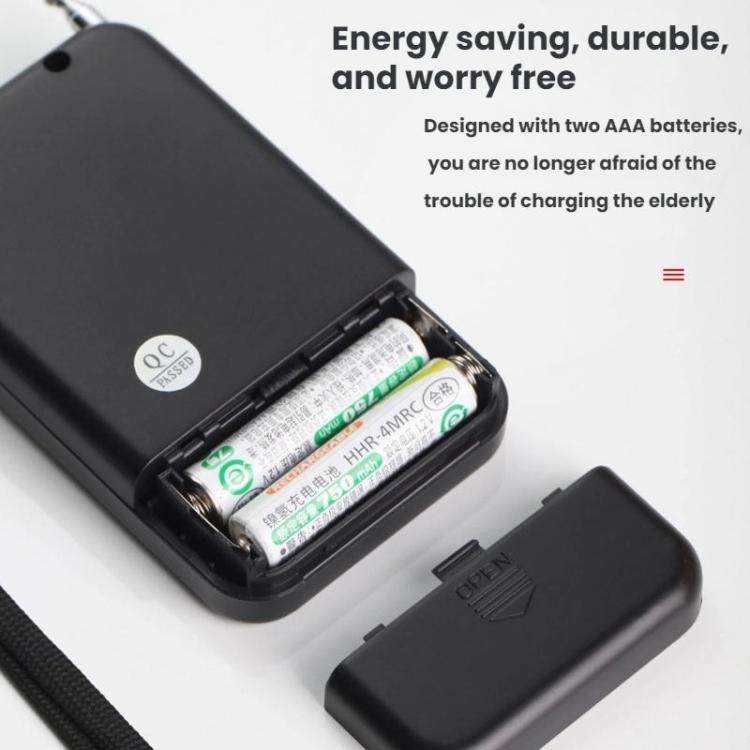 Portable FM/AM Clock-Controlled Stereo Pocket Radio Player