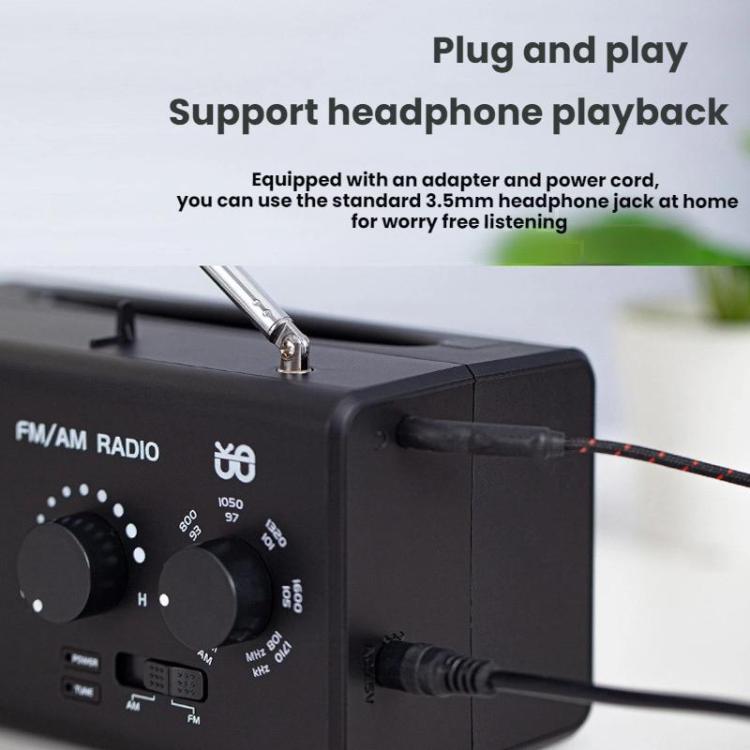 Dual-band FM/AM External Power Socket Radio Player