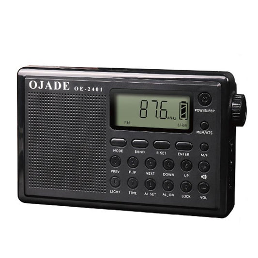OJADE OE-2401 Full-Band Full-Channel Portable High Sensitivity Digital Display Bluetooth Stereo Radio