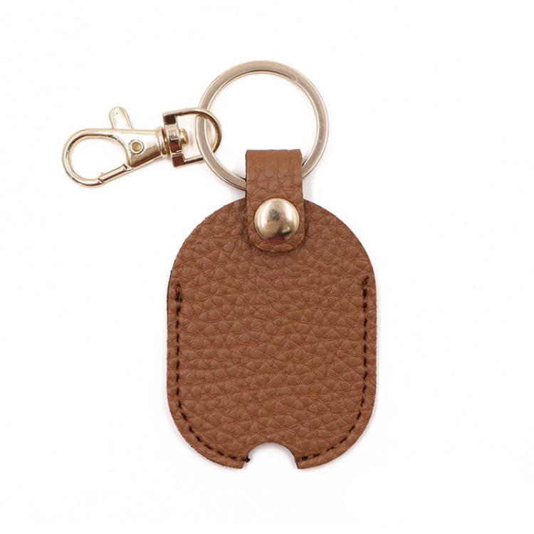 Universal Keychain Leather Key Cover Keychain Replaceable Keys