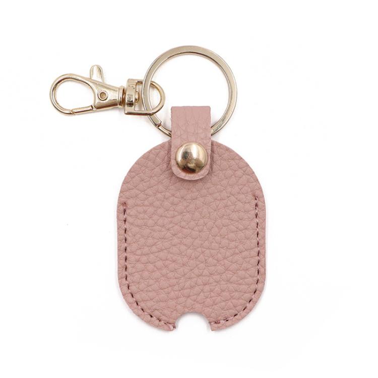 Universal Keychain Leather Key Cover Keychain Replaceable Keys