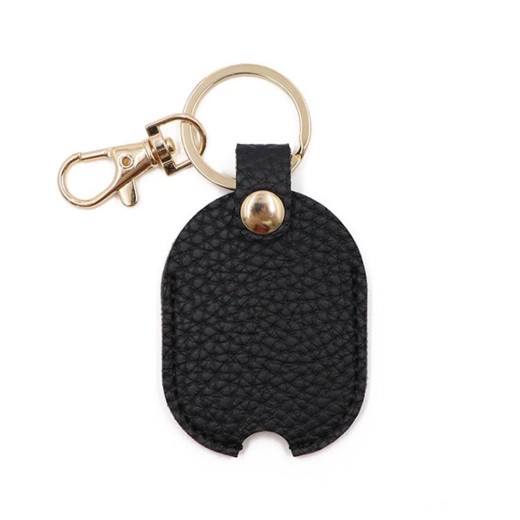Universal Keychain Leather Key Cover Keychain Replaceable Keys