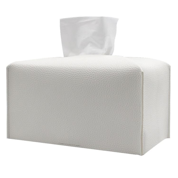 Square Leather Paper Towel Box Paper Towel Bedroom Tissue Box
