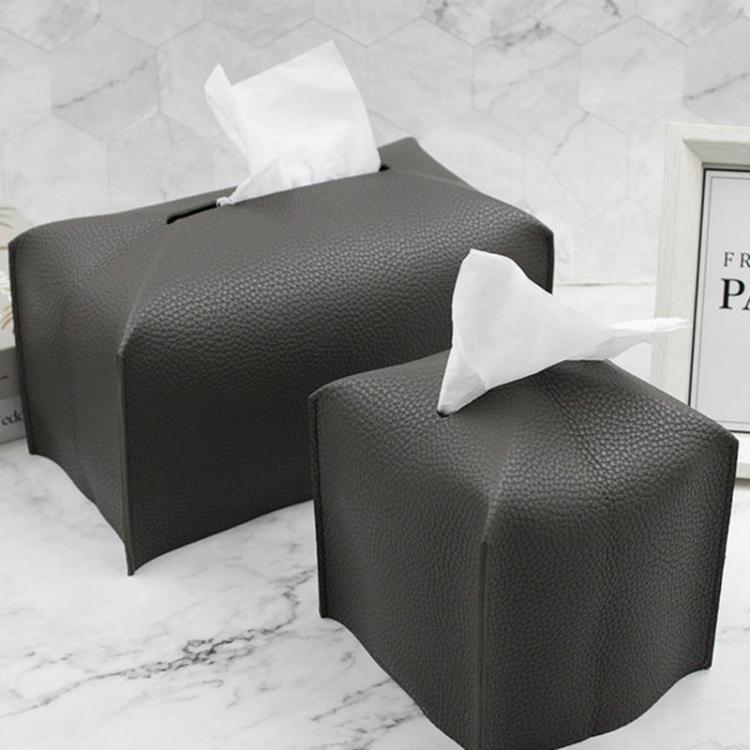 Square Leather Paper Towel Box Paper Towel Bedroom Tissue Box