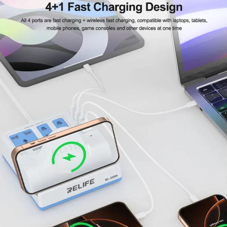 RELIFE RL-309H 72W Smart Wireless Faet Charging Socket