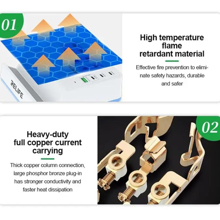 RELIFE RL-309H 72W Smart Wireless Faet Charging Socket