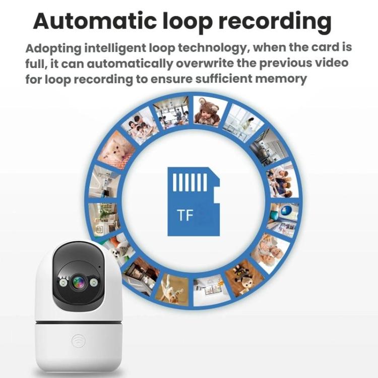 10Moons Indoor 4G Network Camera Home Remote Mobile Wireless HD Monitor