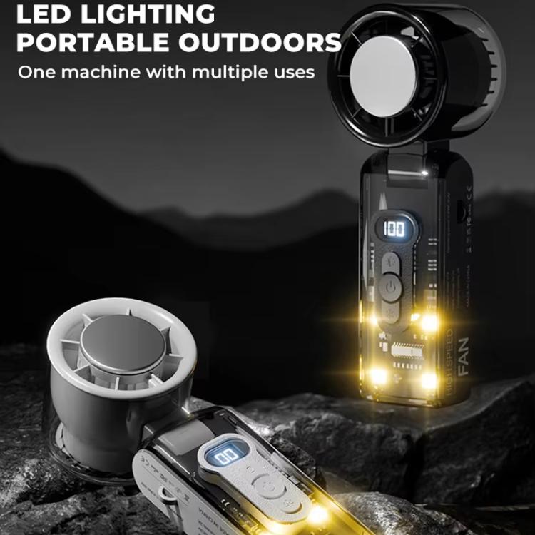 High Speed Folding Cooling Fan Powerful Semiconductor Handheld Turbine Fan